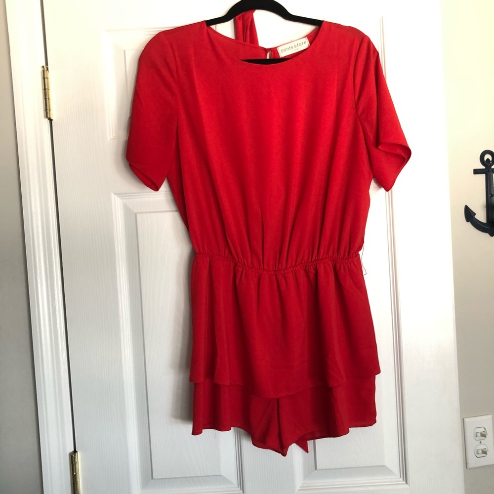 Red Boutique Romper (Large)